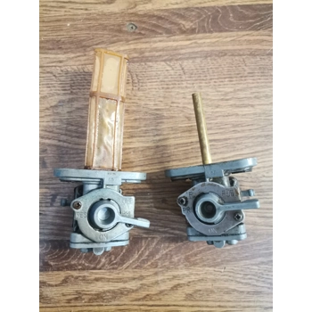 1977-79 Yamaha XS750 Fuel Petcock Set 2F3-24510-00-00 2F3-24500-00-00