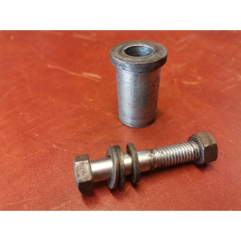1982-83 Suzuki GN250 Fork Axle Spacer and Bolt 01107-08508 54751-38300