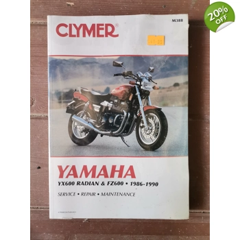 Clymer Yamaha YX600 FZ600 1986-90 Repair Manual - NOS
