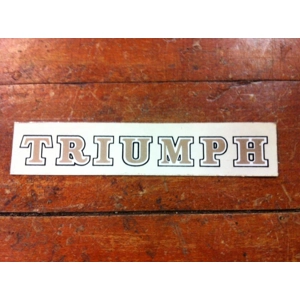 1980s Triumph Bicycle Frame Decal 155mm