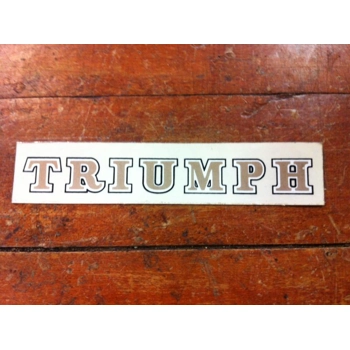 1980s Triumph Bicycle Frame Decal 155mm