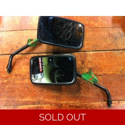 1982-85 Honda CB550SC CB650SC CB750SC CBX650E VF750S Mirror Set 88110-MB0-003 88120-MB0-003