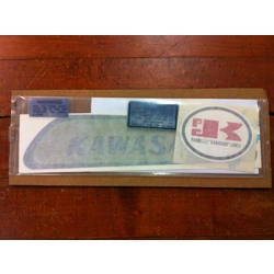 1971 Kawasaki MT1 Minitrail Fuel and Oil Tank Decal Set 56018-059 56013-025 56014-019