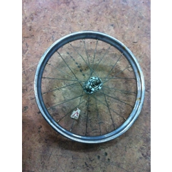 14x1 3/8 ISO 288 Chrome Steel Front Wheel