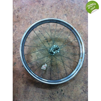 14x1 3/8 ISO 288 Chrome Steel Front Wheel