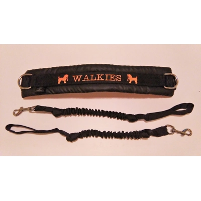 MM DOGGEAR, Removable Bungee Dog Walking Belt + lead link , £18-00 FREE UK P&P