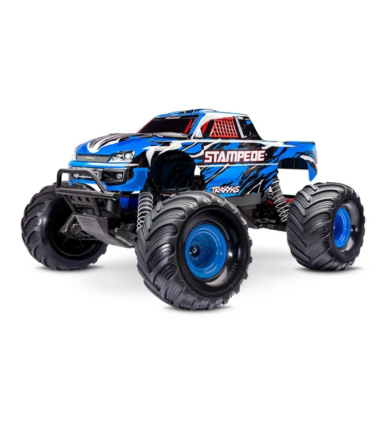 Traxxas 1/10 Stampede Blue X 2WD Brushed HD incl battery & USB-C Charger
