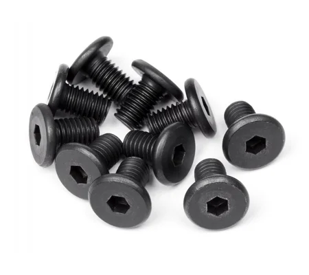 Pan Head Screw M5x8mm (Hex Socket/10Pcs)