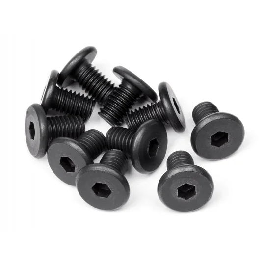 Pan Head Screw M5x8mm (Hex Socket/10Pcs)