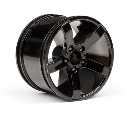 Bullet Spoked Wheels Black Chrome (2)