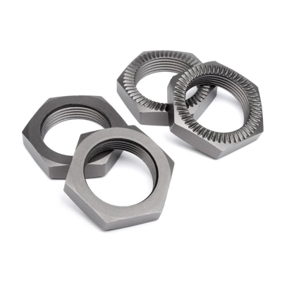 WHEEL NUT 24mm (GUNMETAL/4pcs)