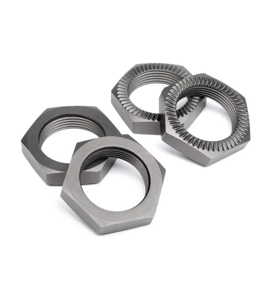 WHEEL NUT 24mm (GUNMETAL/4pcs)