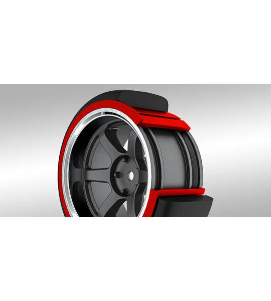 4-TEC Drift 2024 Ford Mustang (RED)