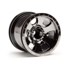 Savage XS Warlock Wheels Black Chrome 2.2in (Pair) Savage XS Warlock Wheels Black Chrome 2.2in (Pair)
