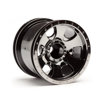 Savage XS Warlock Wheels Black Chrome 2.2in (Pair)