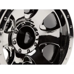 Savage XS Warlock Wheels Black Chrome 2.2in (Pair) Savage XS Warlock Wheels Black Chrome 2.2in (Pair)