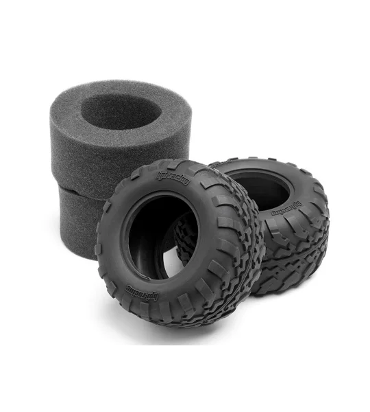 Savage XS GT2 Tyres - D Compound (2.2in/109x57mm) 2pcs