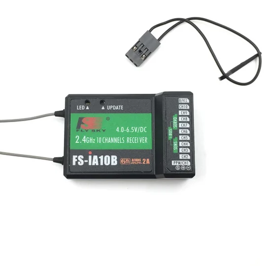 FlySky FS-i6X 2.4GHz 10CH AFHDS 2A RC Telemetry Mode 2 + Receiver FS-iA10B