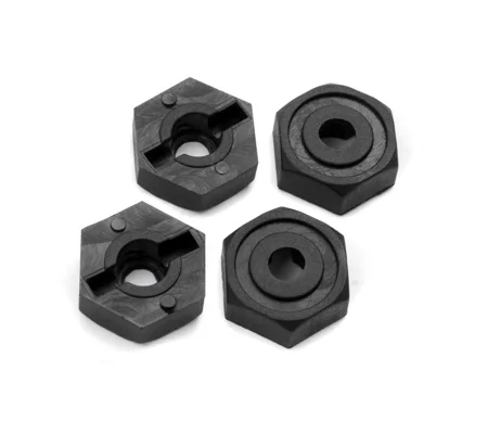 12mm Wheel Hex Plastic (4pcs)