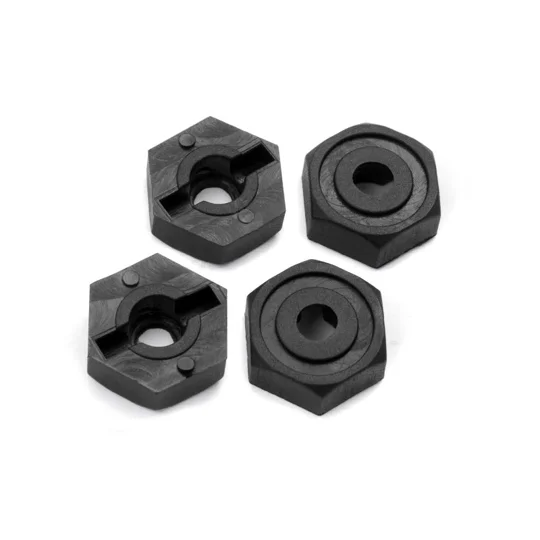 12mm Wheel Hex Plastic (4pcs)