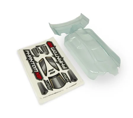 Phantom XB Body & Wing - Clear w/Decal
