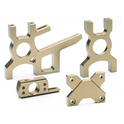 Machined Aluminum Motor & Diff Mount Set