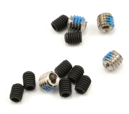Set (grub) screws 3x4mm (8)/ 4x4mm (stainless) (4)