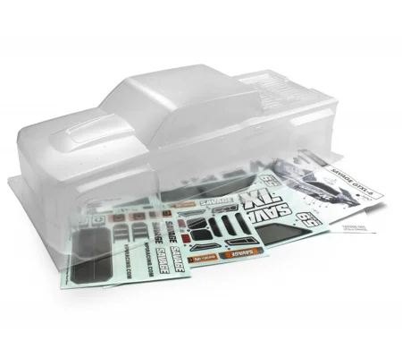 GTXL-6 Kingcab Clear Truck Body (Savage XL)