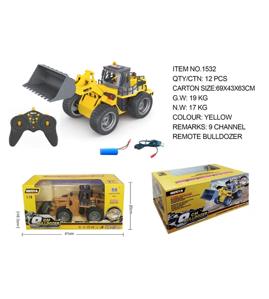 Wheel Loader R/C 1:18, 2,4GHz RTR