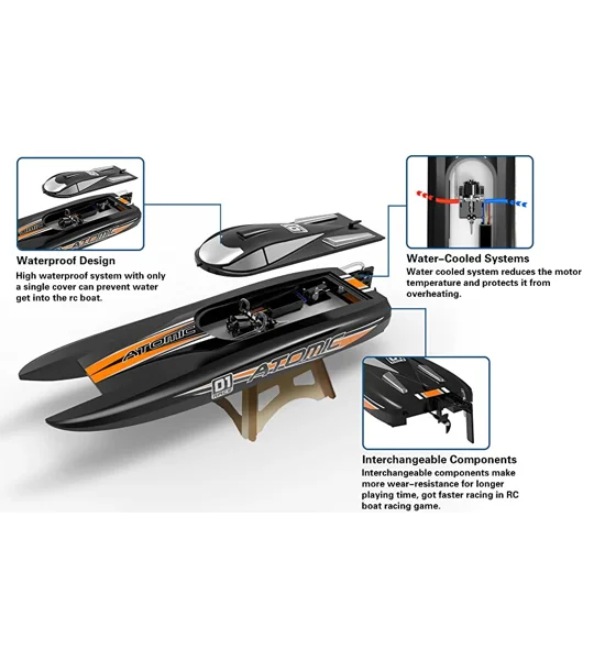Volantex RC Atomic Brushless High Speed Racing RC Catamaran