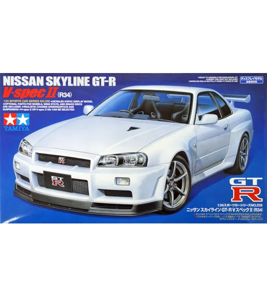 Nissan Skyline GT-R V Spec II (R34) - 1:24 Plastic model