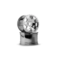 WARLOCK WHEEL CHROME (83x56mm/2pcs)