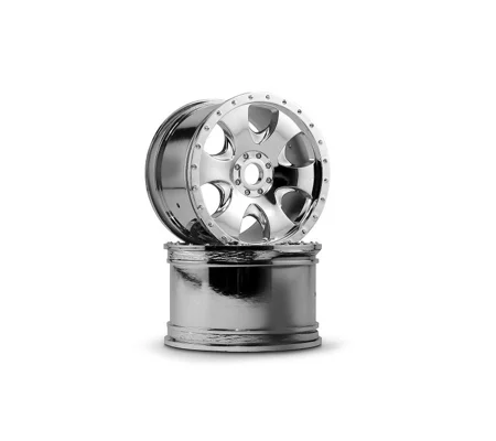 WARLOCK WHEEL CHROME (83x56mm/2pcs)