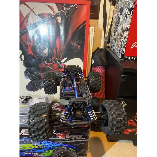 (USED) Traxxas Rustler 4X4 VXL Brushless RTR 1/10