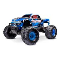 Traxxas 1/10 Stampede Blue X 2WD Brushed HD incl battery &..