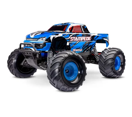 Traxxas 1/10 Stampede Blue X 2WD Brushed HD incl battery & USB-C Charger