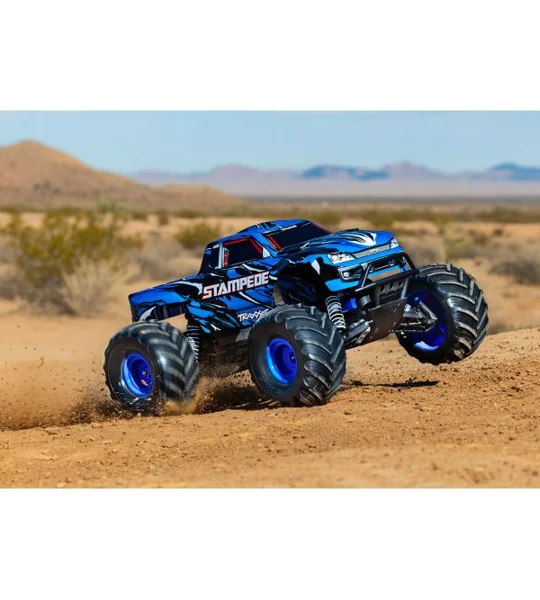 Traxxas 1/10 Stampede Blue X 2WD Brushed HD incl battery & USB-C Charger