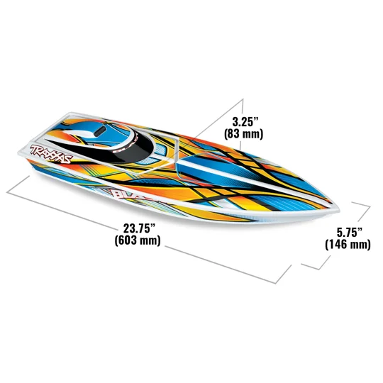 Traxxas Blast Race Boat, TQ2.4GHz, USB - Green