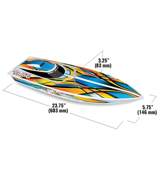Traxxas Blast Race Boat, TQ2.4GHz, USB - Green