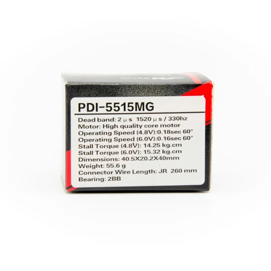 PDI-5515MG 15KG High Precision Metal Gear Digital Standard Servo