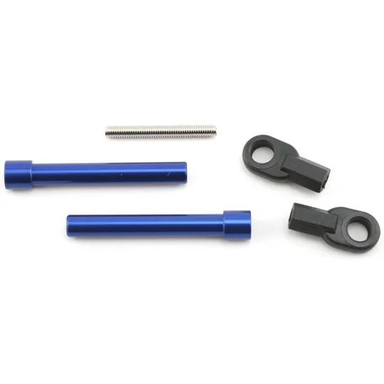 Bellcrank posts aluminum (2)/ steering link threaded rod (3x25mm)/ long rod ends (2)