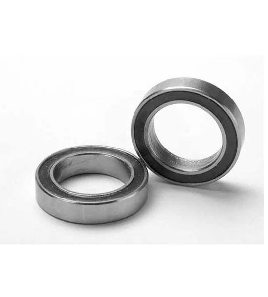 Ball Bearings Black Rubber Sealed (12x18x4mm) (2)
