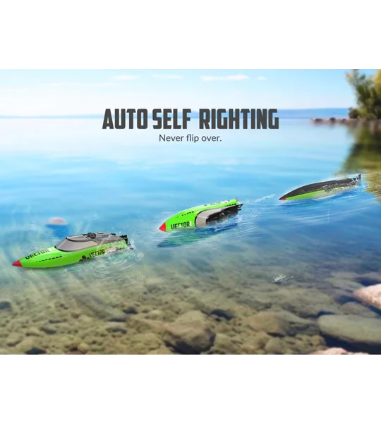 Volantex RC Vector SR65B Brushless RC Boat RTR - Green