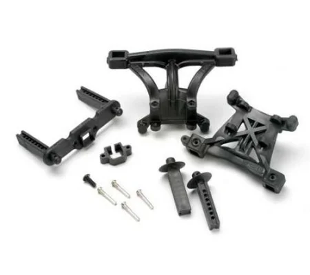 Body mounts front rear/ body mount posts front rear/ 2.5x18mm screw pins (4)/ 4x10mm BCS (1)