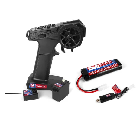M-Style R/C Set - Radioset, Servo, Battery and Charger