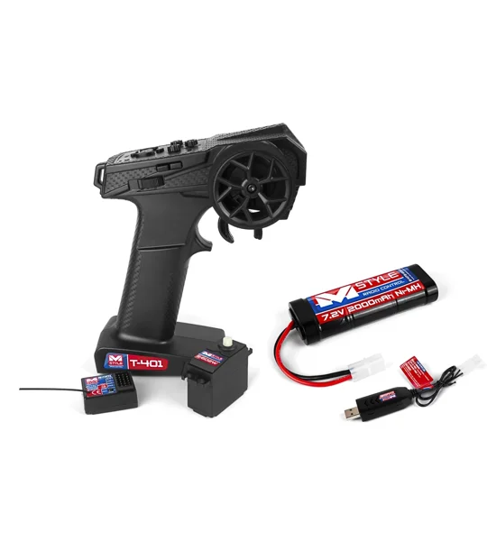M-Style R/C Set - Radioset, Servo, Battery and Charger