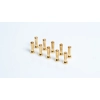 4mm Gold connectors - WorksTeam - 18mm length (10 pcs.) 4mm Gold connectors - WorksTeam - 18mm length (10 pcs.)
