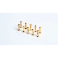 4mm Gold connectors - WorksTeam - 18mm length (10 pcs.)