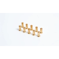 5mm Gold connectors - WorksTeam - 14mm length (10 pcs.)