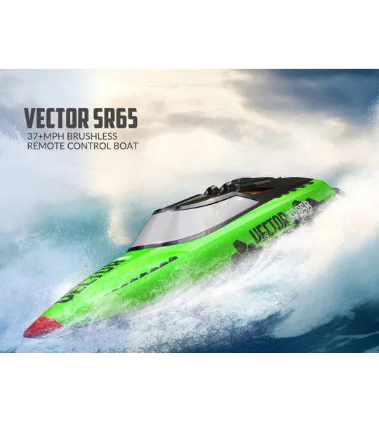 Volantex RC Vector SR65B Brushless RC Boat RTR - Green